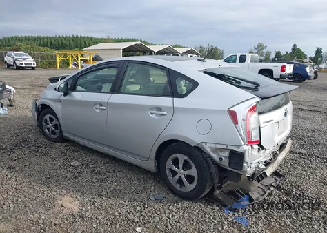 2014 Toyota Prius Three из США, поврежденный, VIN JTDKN3DUXE1812268